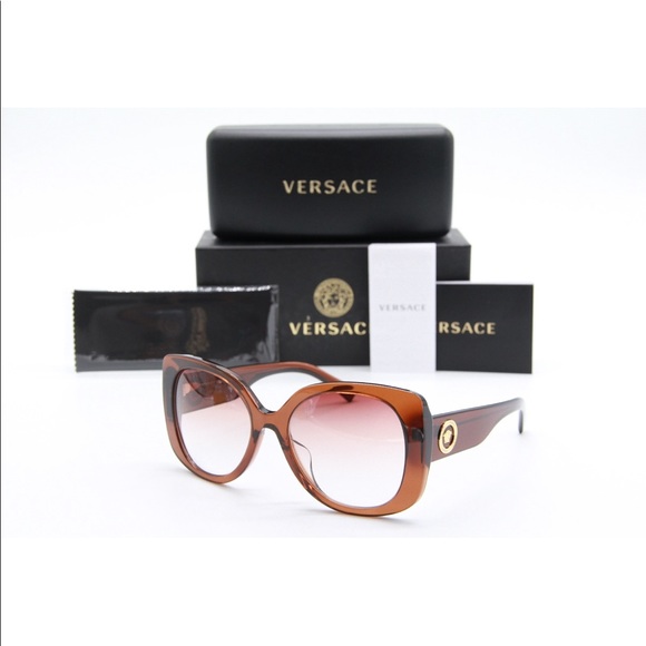 NEW VERSACE VE4387F 5324/0P OVERSIZED WOMEN’S SUNGLASSES MOD 4387-F - Picture 8 of 10
